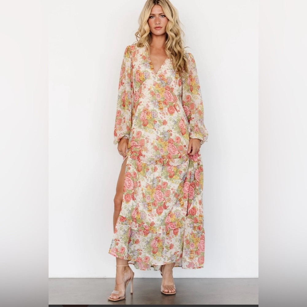 Baltic Born Bowman Deep V Maxi Dress
